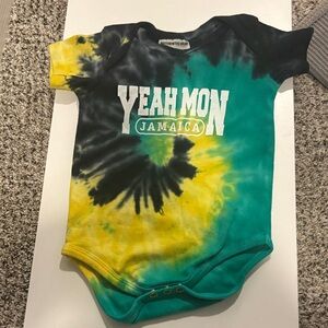 Authentic Wear Tie-Dye Jamaica Kids Bodysuit